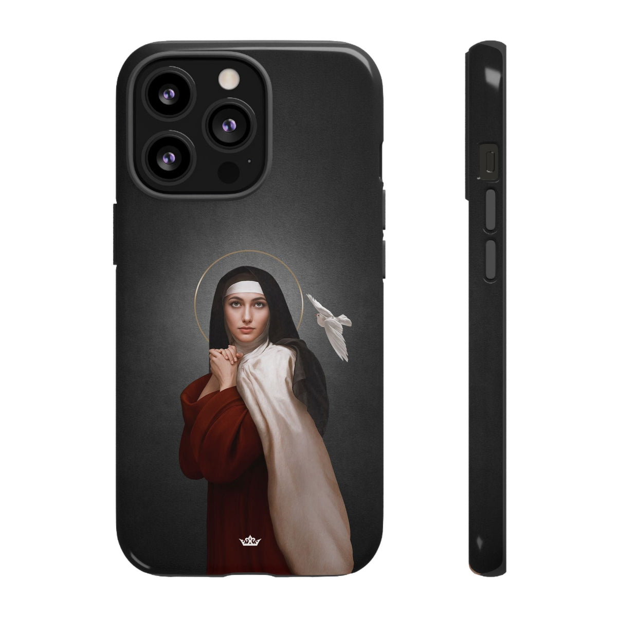St. Teresa of Avila Hard Phone Case (Dark) Copyright VENXARA