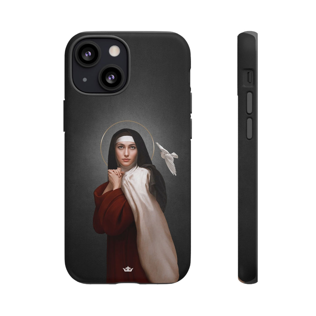 St. Teresa of Avila Hard Phone Case (Dark) Copyright VENXARA