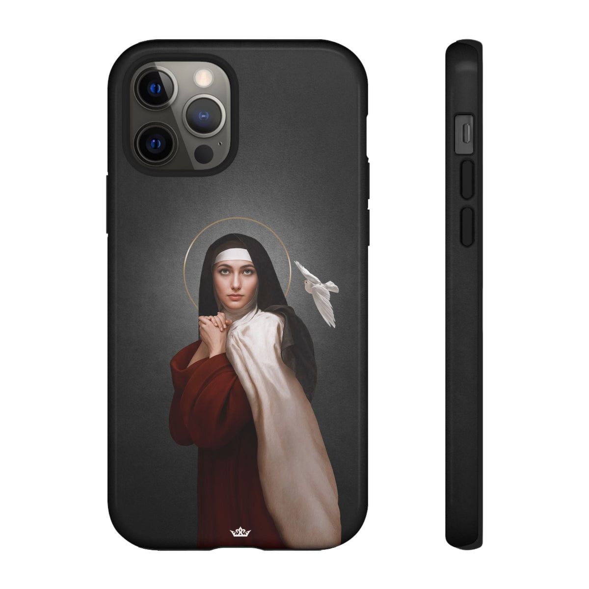 St. Teresa of Avila Hard Phone Case (Dark) Copyright VENXARA