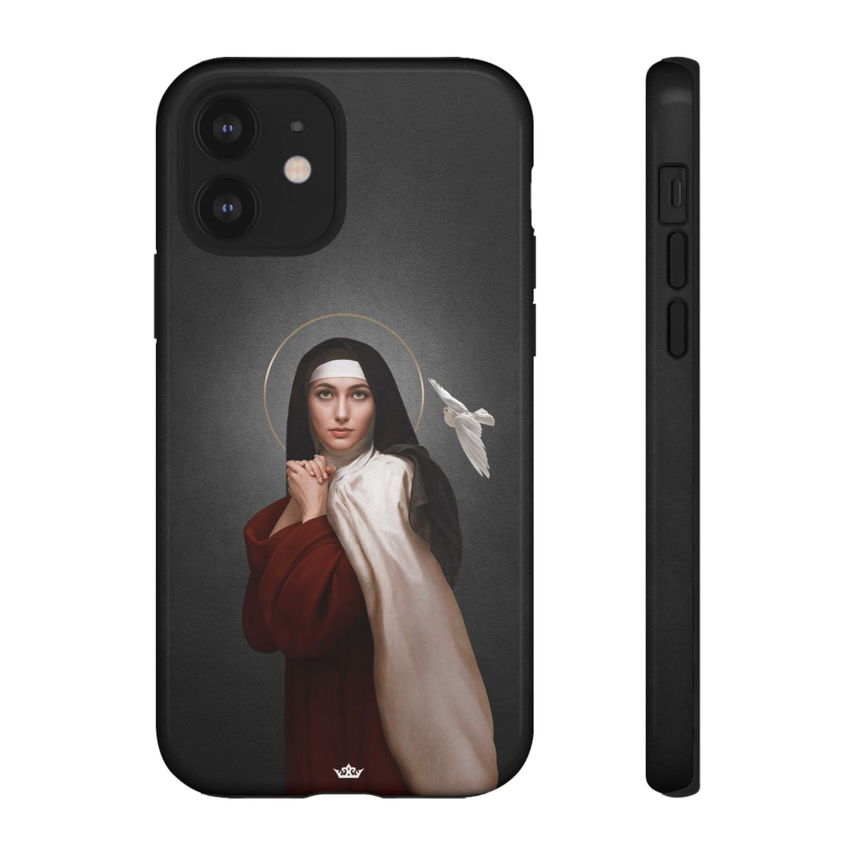 St. Teresa of Avila Hard Phone Case (Dark) Copyright VENXARA