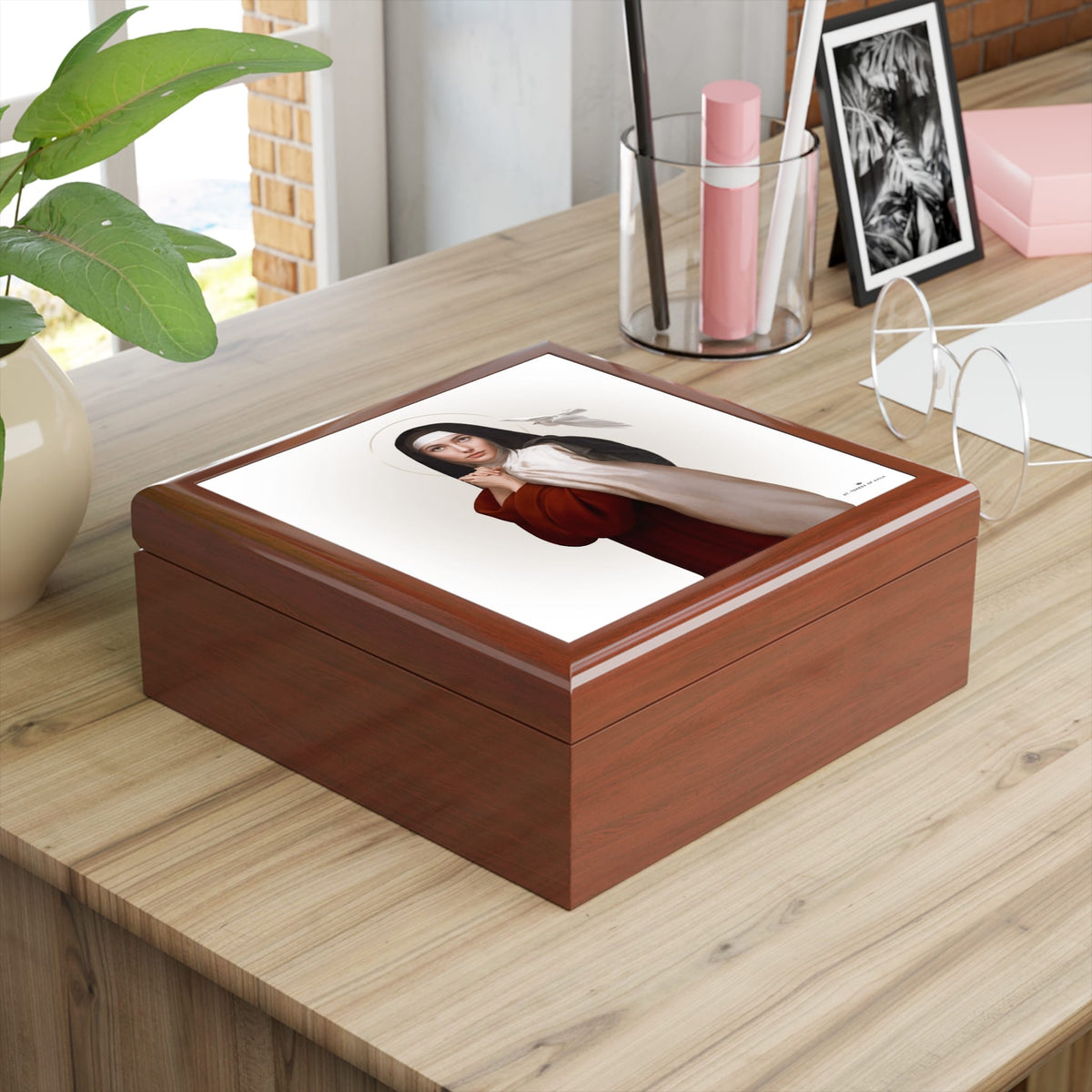 St. Teresa of Avila Keepsake Box Copyright VENXARA