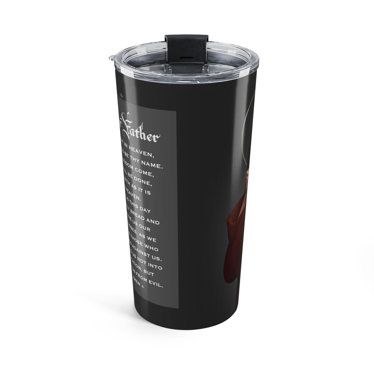 St. Teresa of Avila Lord's Prayer Tumbler (Ash 20 oz) Copyright VENXARA