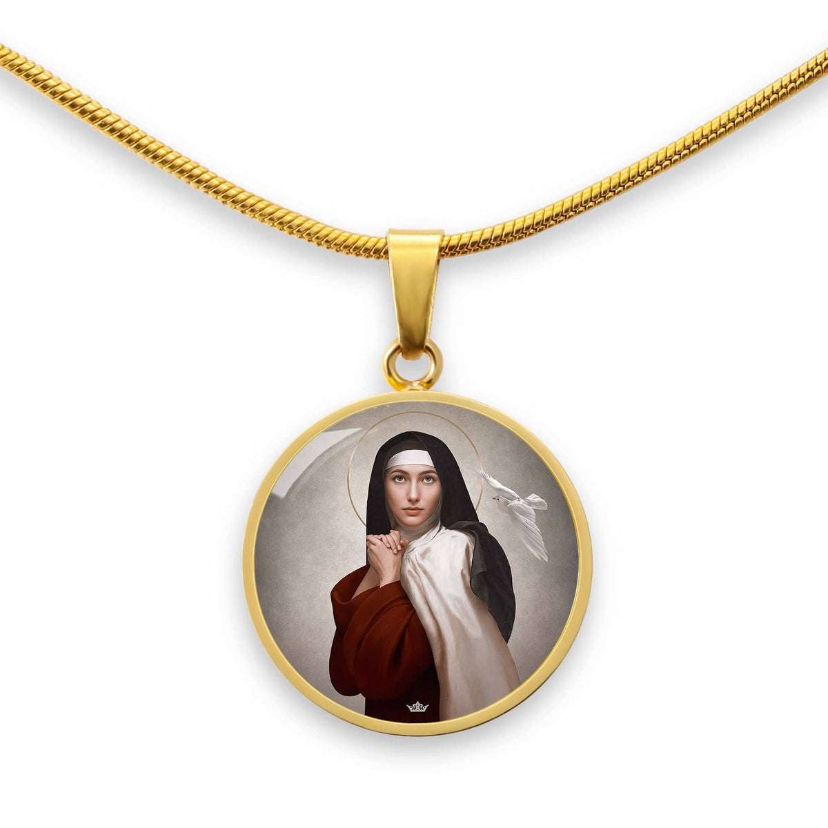 St. Teresa of Avila Pendant Necklace Copyright VENXARA