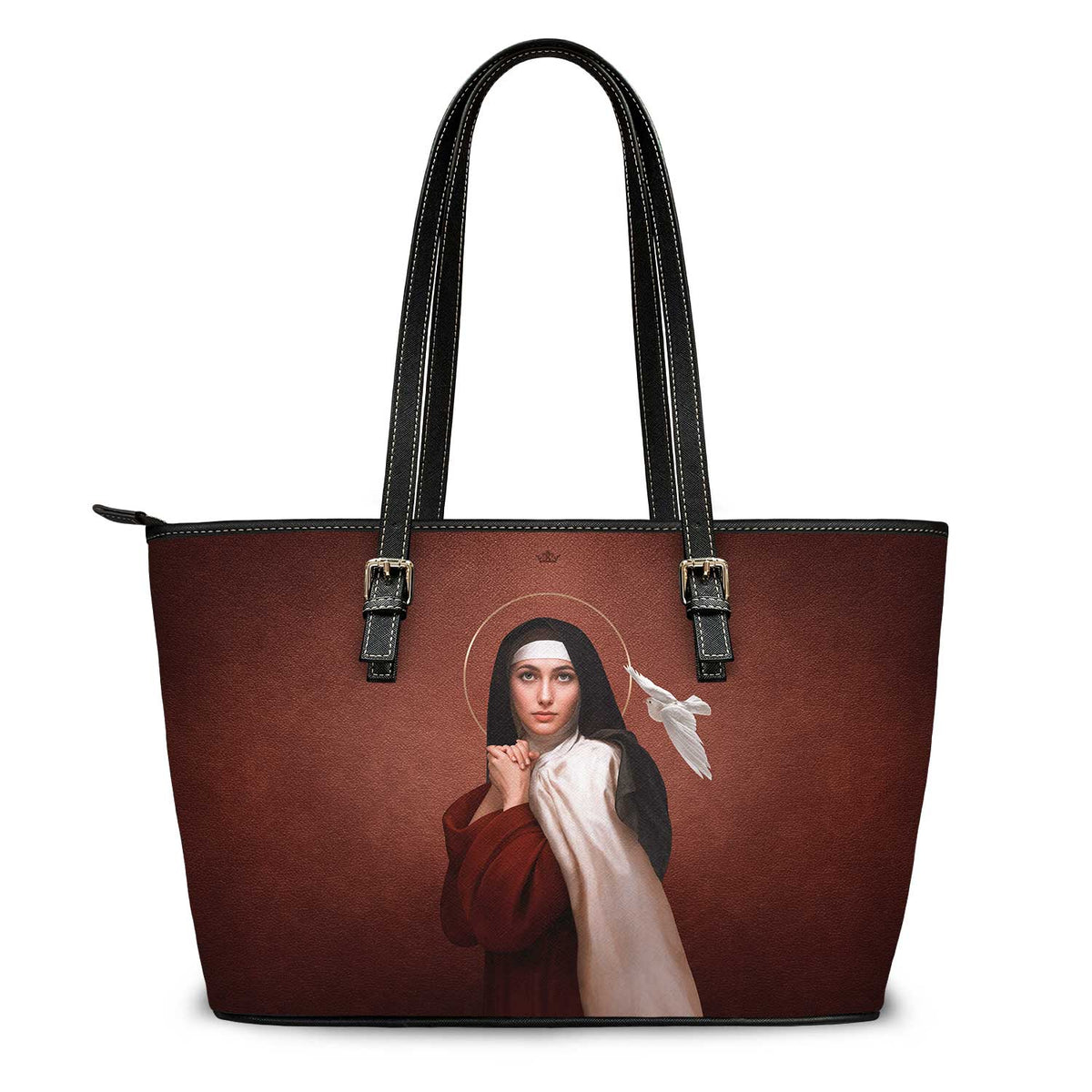 St. Teresa of Avila Tote Bag (Currant) Copyright VENXARA
