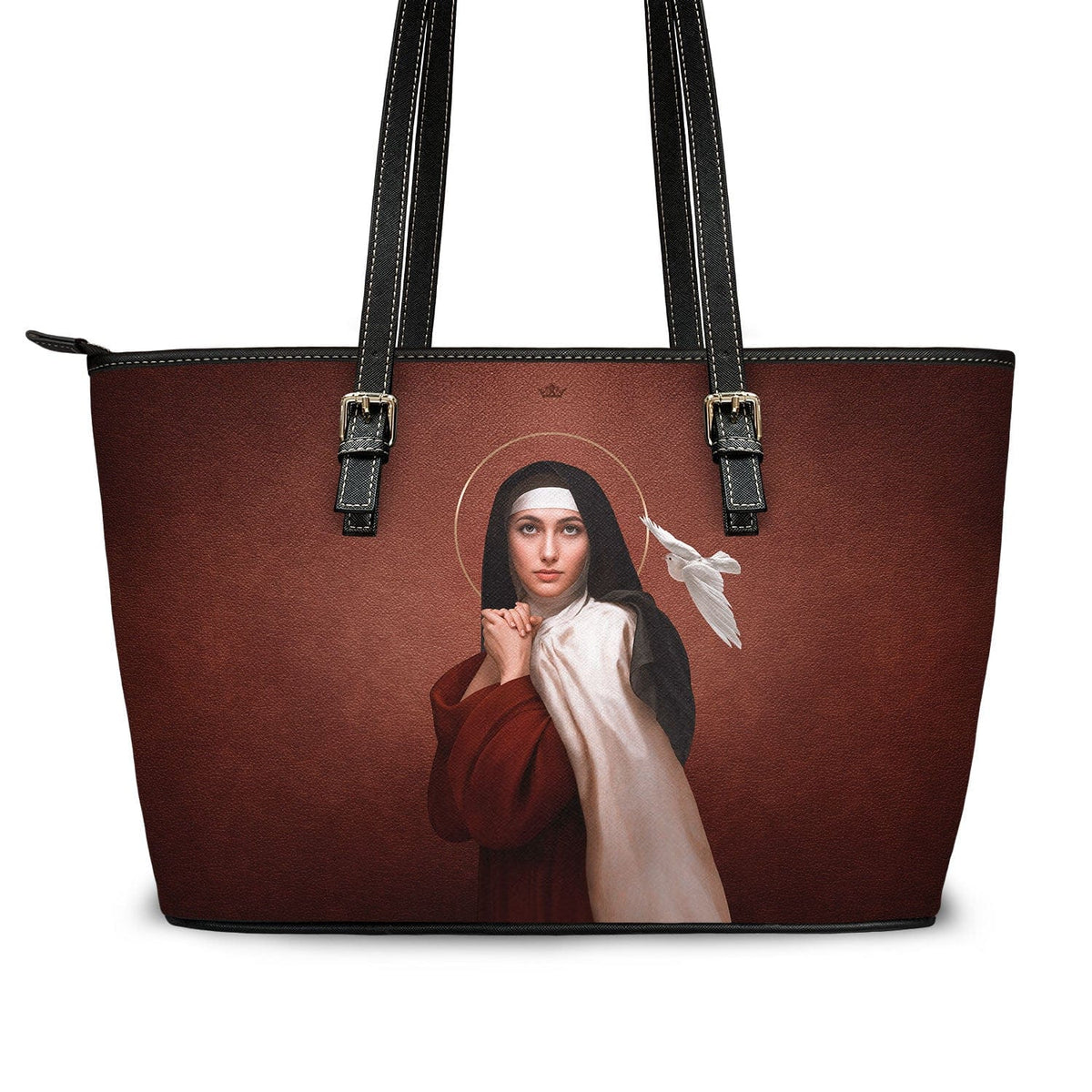 St. Teresa of Avila Tote Bag (Currant) Copyright VENXARA