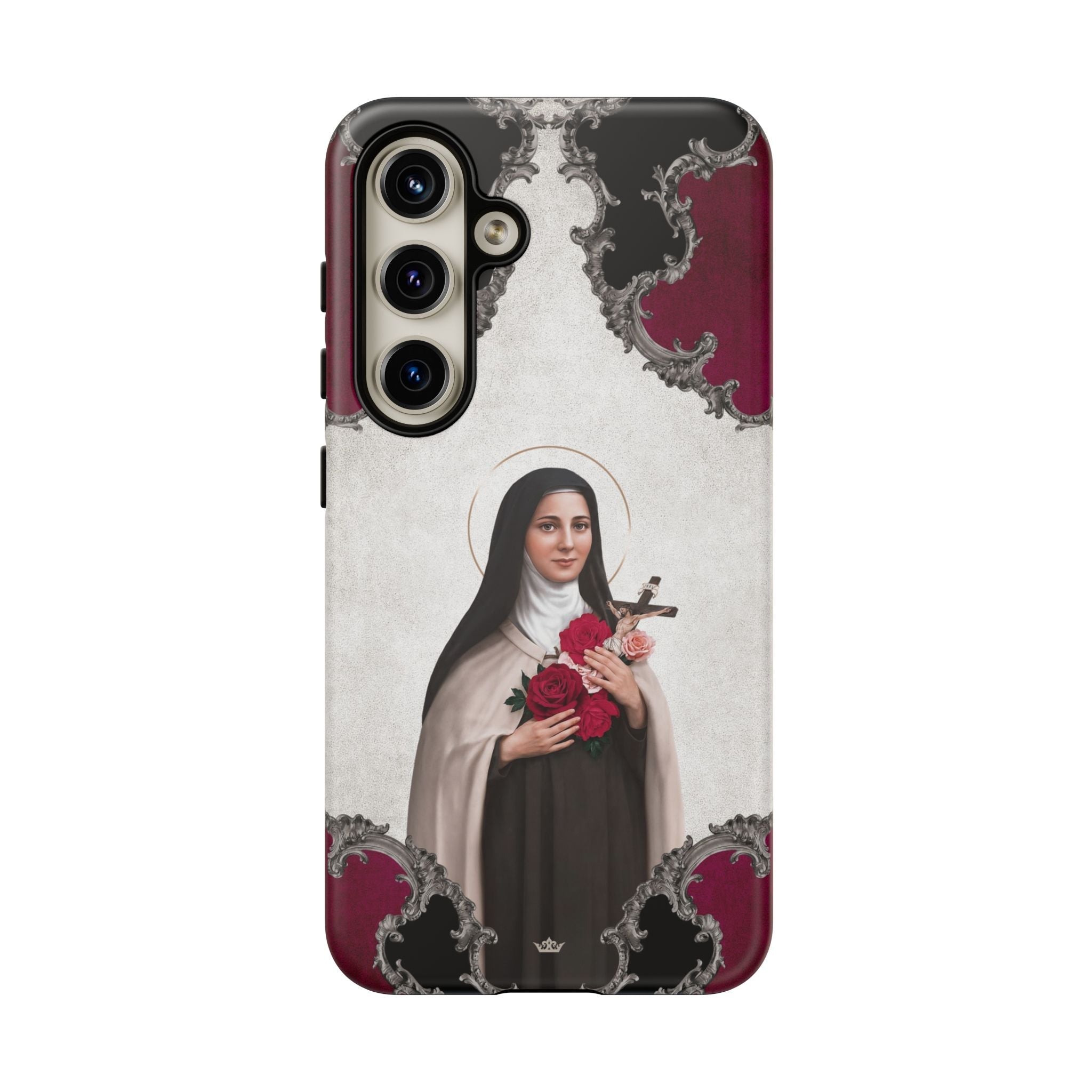 St. Therese of Lisieux Hard Phone Case (Baroque) - Venxara