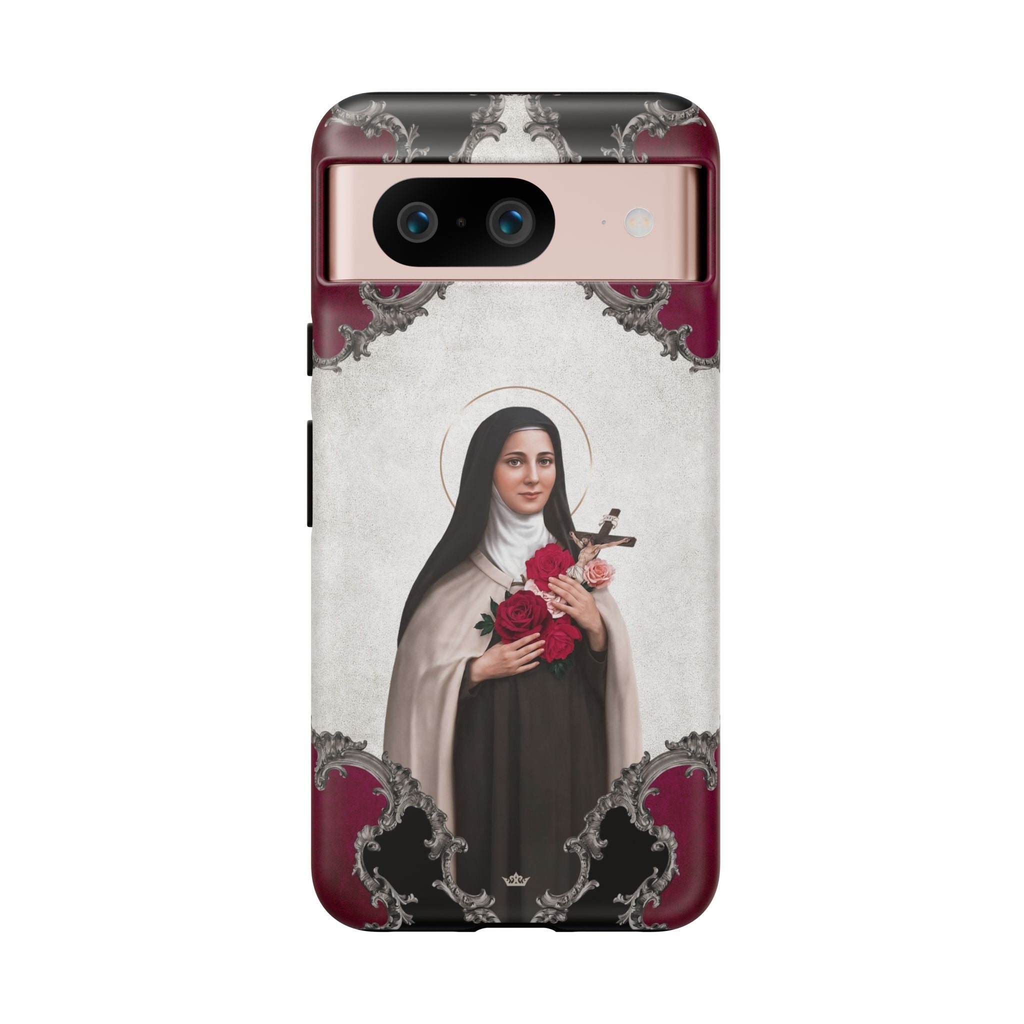 St. Therese of Lisieux Hard Phone Case (Baroque) - Venxara