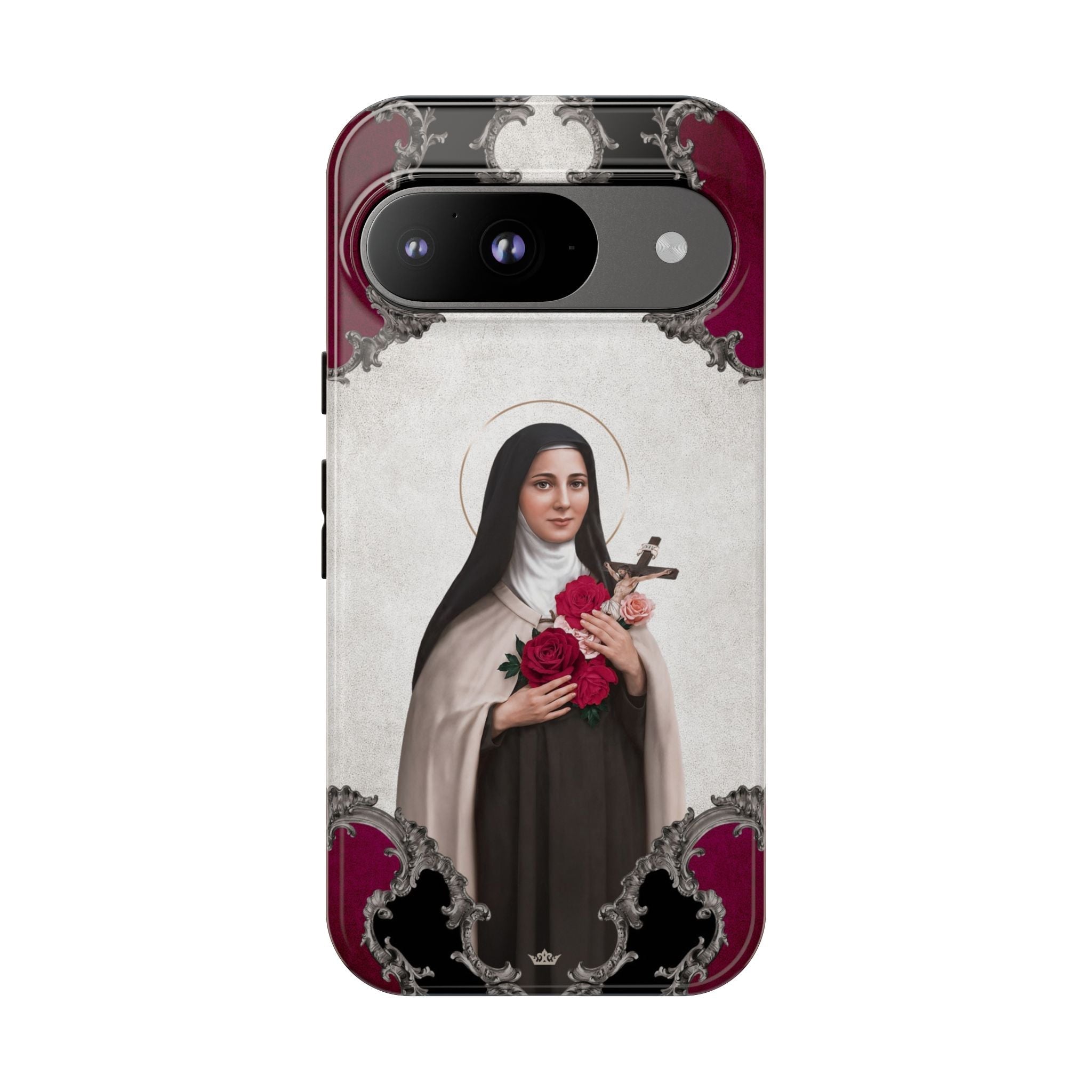 St. Therese of Lisieux Hard Phone Case (Baroque) - Venxara