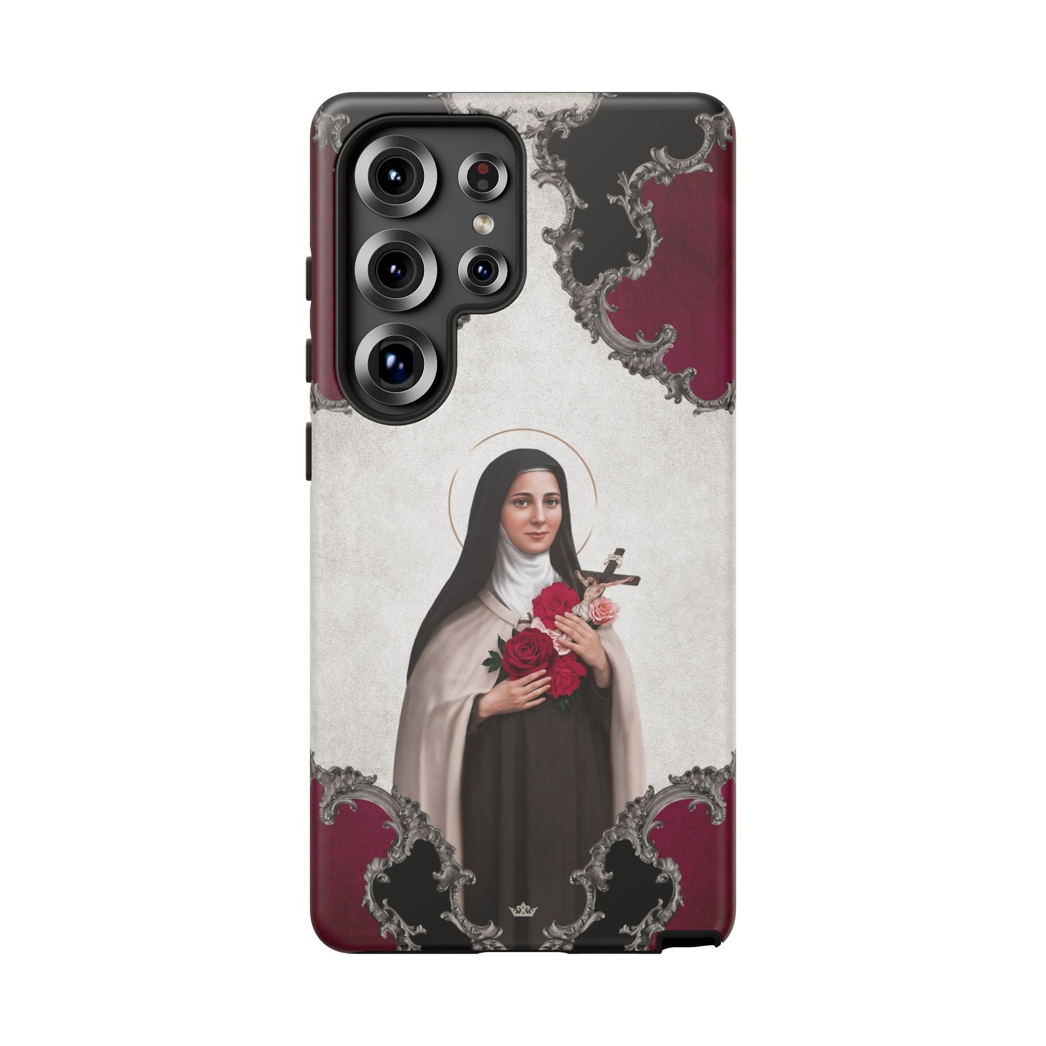 St. Therese of Lisieux Hard Phone Case (Baroque) - Venxara