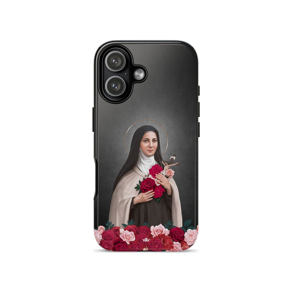 St. Therese of Lisieux Hard Phone Case (Dark) Copyright VENXARA