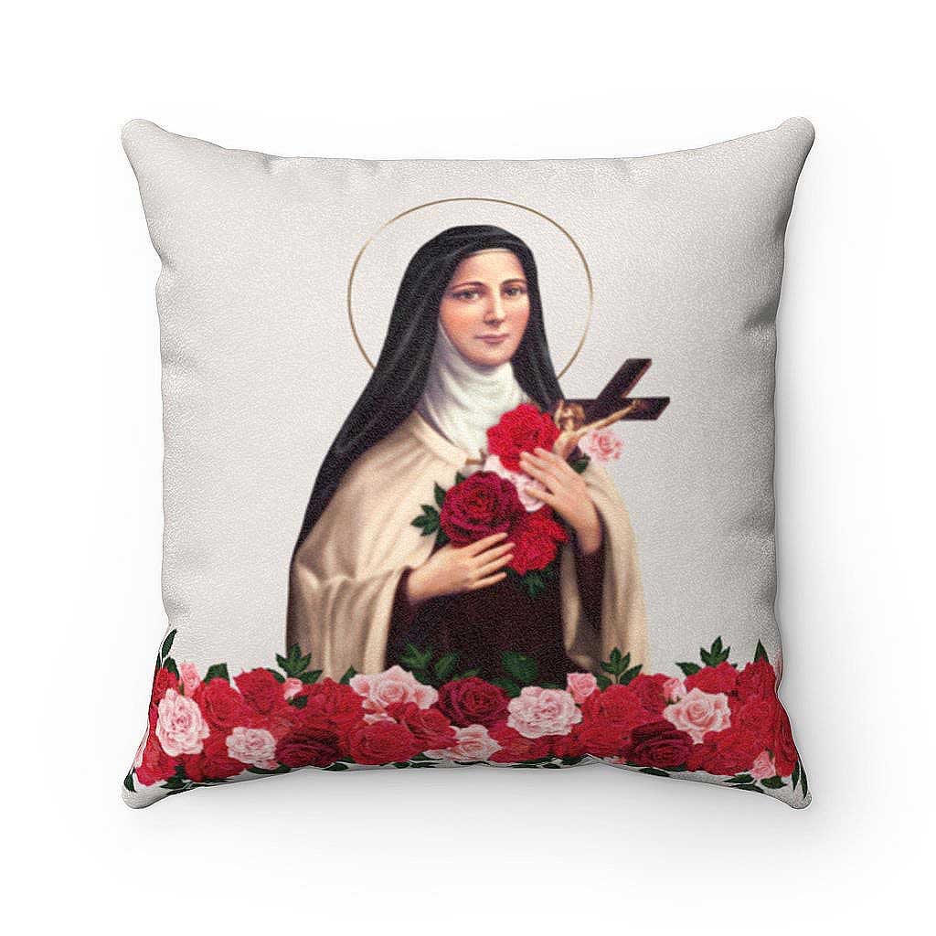 St. Therese of Lisieux Pillow (Roses) - VENXARA®