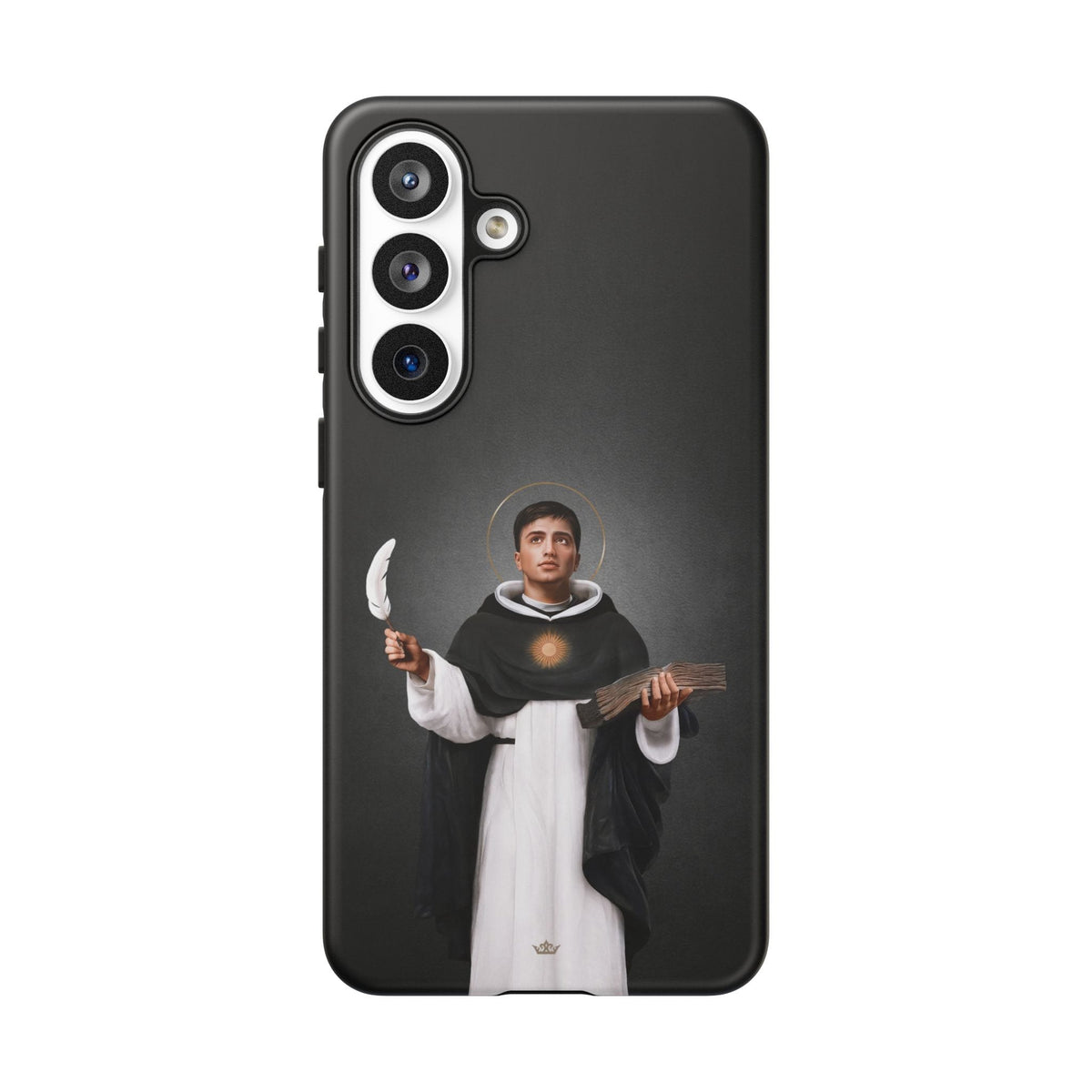 St. Thomas Aquinas Hard Phone Case (Dark) Copyright VENXARA