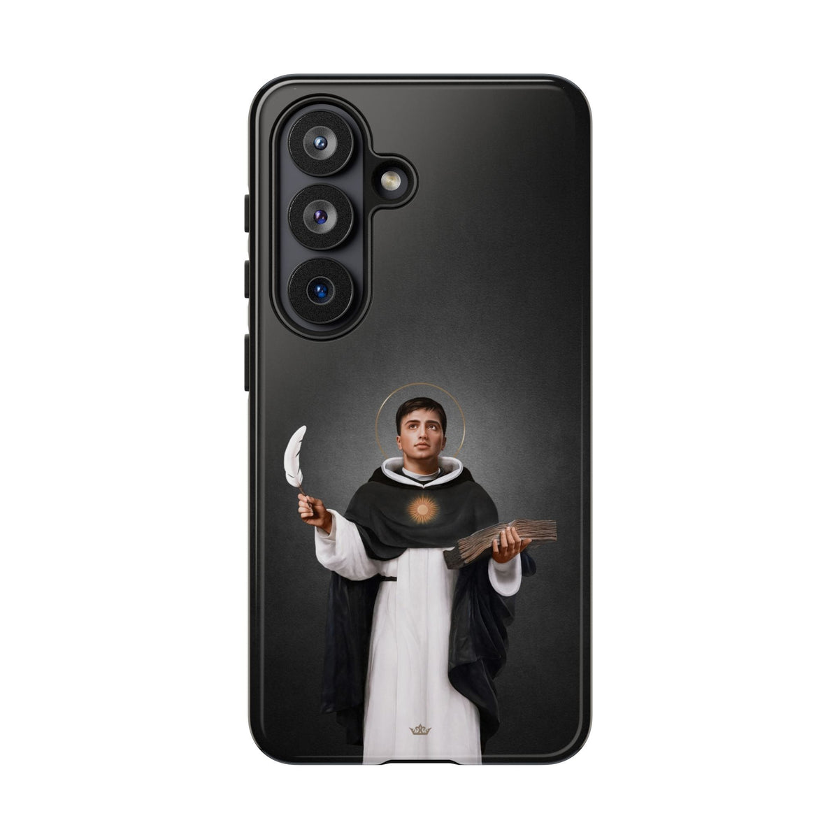 St. Thomas Aquinas Hard Phone Case (Dark) Copyright VENXARA