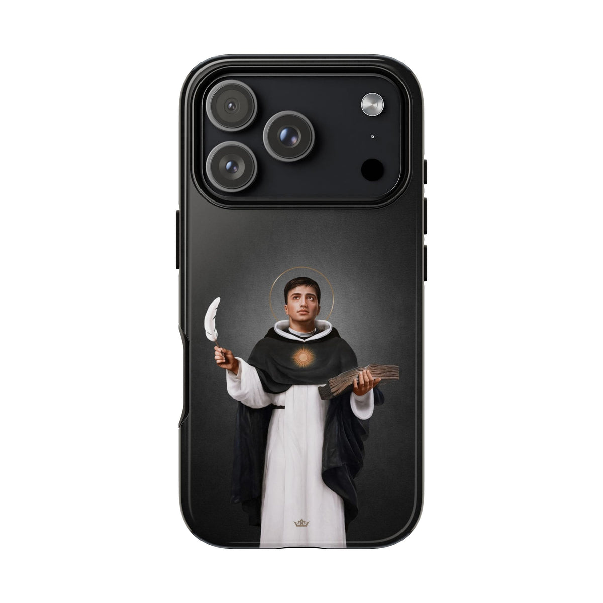 St. Thomas Aquinas Hard Phone Case (Dark) Copyright VENXARA