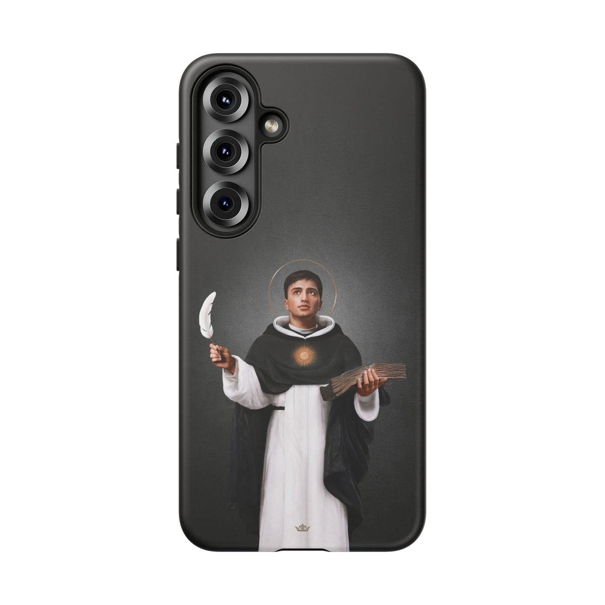 St. Thomas Aquinas Hard Phone Case (Dark) Copyright VENXARA