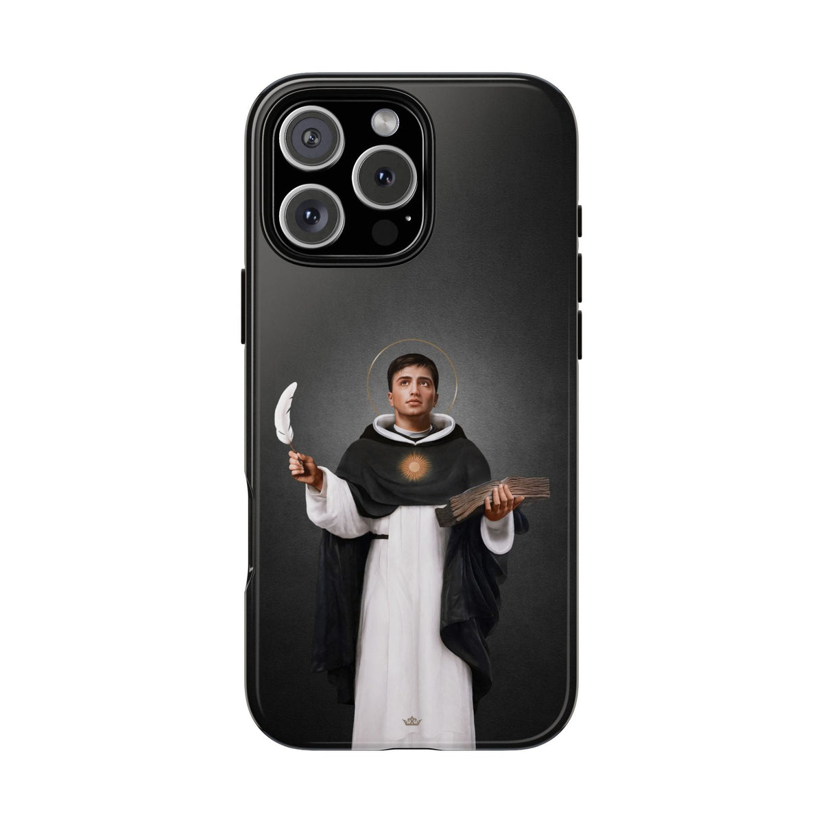 St. Thomas Aquinas Hard Phone Case (Dark) Copyright VENXARA