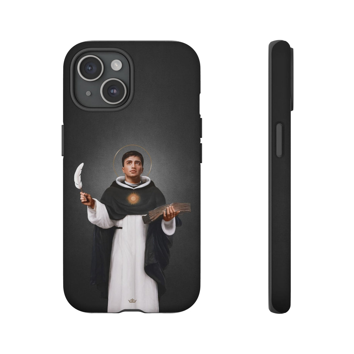 St. Thomas Aquinas Hard Phone Case (Dark) Copyright VENXARA