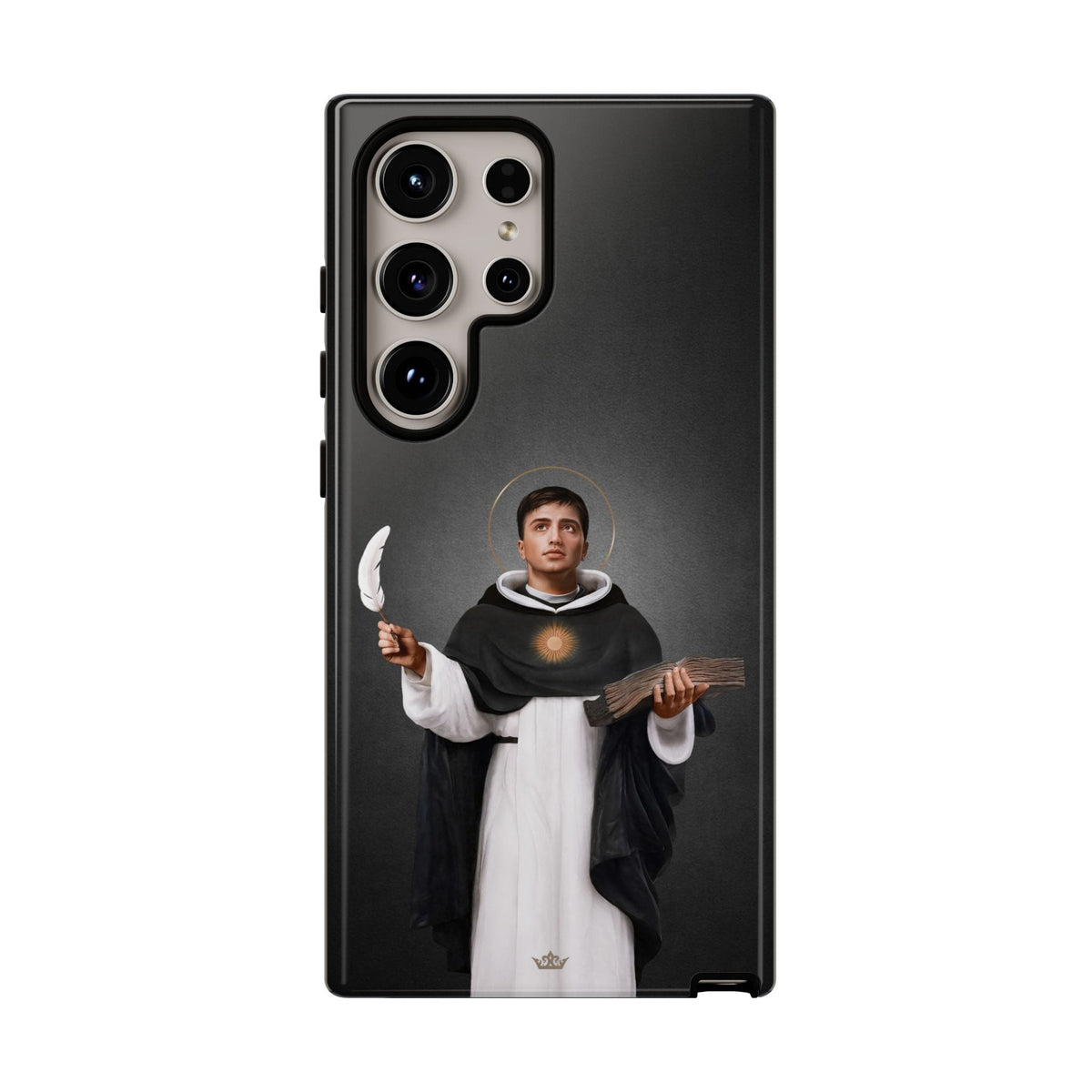 St. Thomas Aquinas Hard Phone Case (Dark) Copyright VENXARA