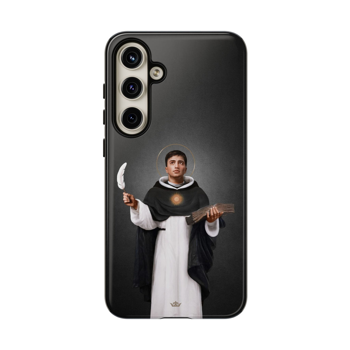 St. Thomas Aquinas Hard Phone Case (Dark) Copyright VENXARA