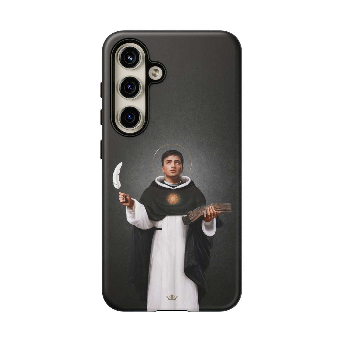 St. Thomas Aquinas Hard Phone Case (Dark) Copyright VENXARA