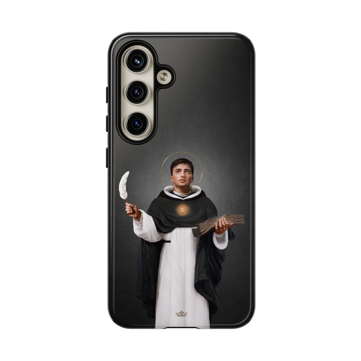 St. Thomas Aquinas Hard Phone Case (Dark) Copyright VENXARA