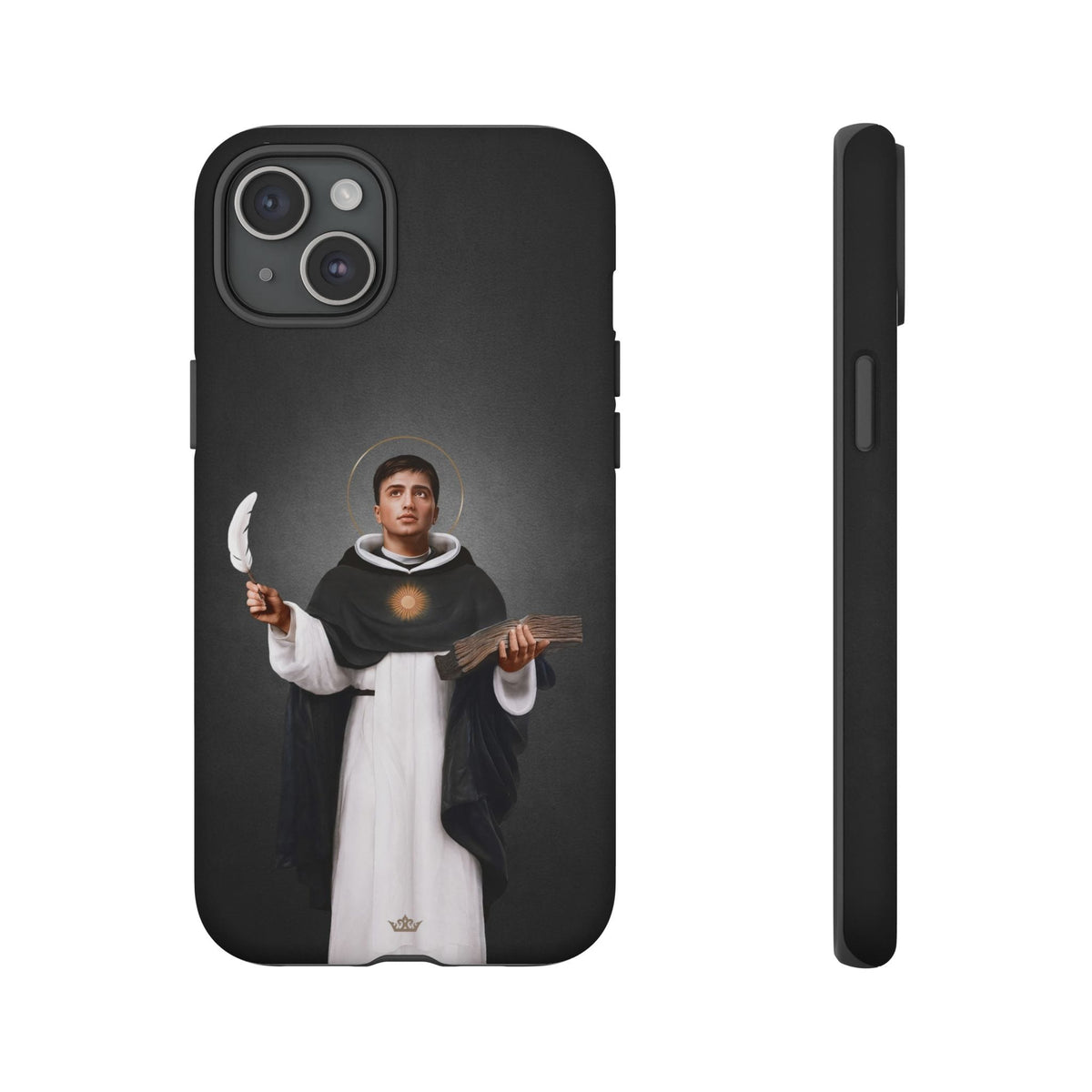 St. Thomas Aquinas Hard Phone Case (Dark) Copyright VENXARA