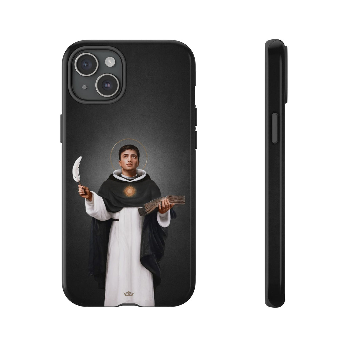 St. Thomas Aquinas Hard Phone Case (Dark) Copyright VENXARA