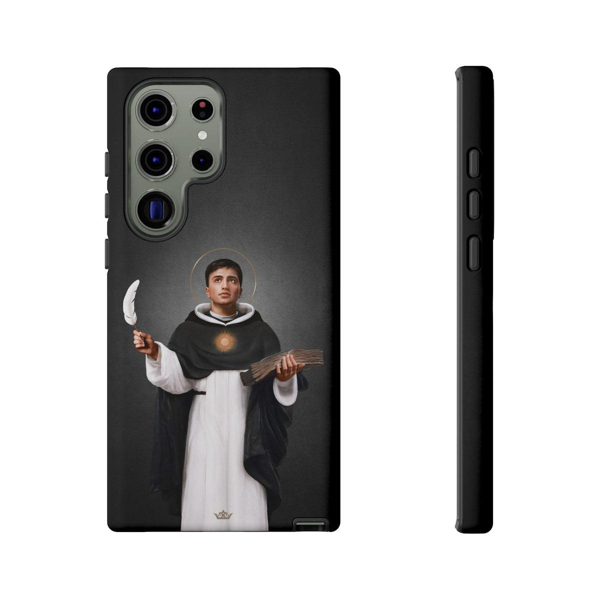 St. Thomas Aquinas Hard Phone Case (Dark) Copyright VENXARA