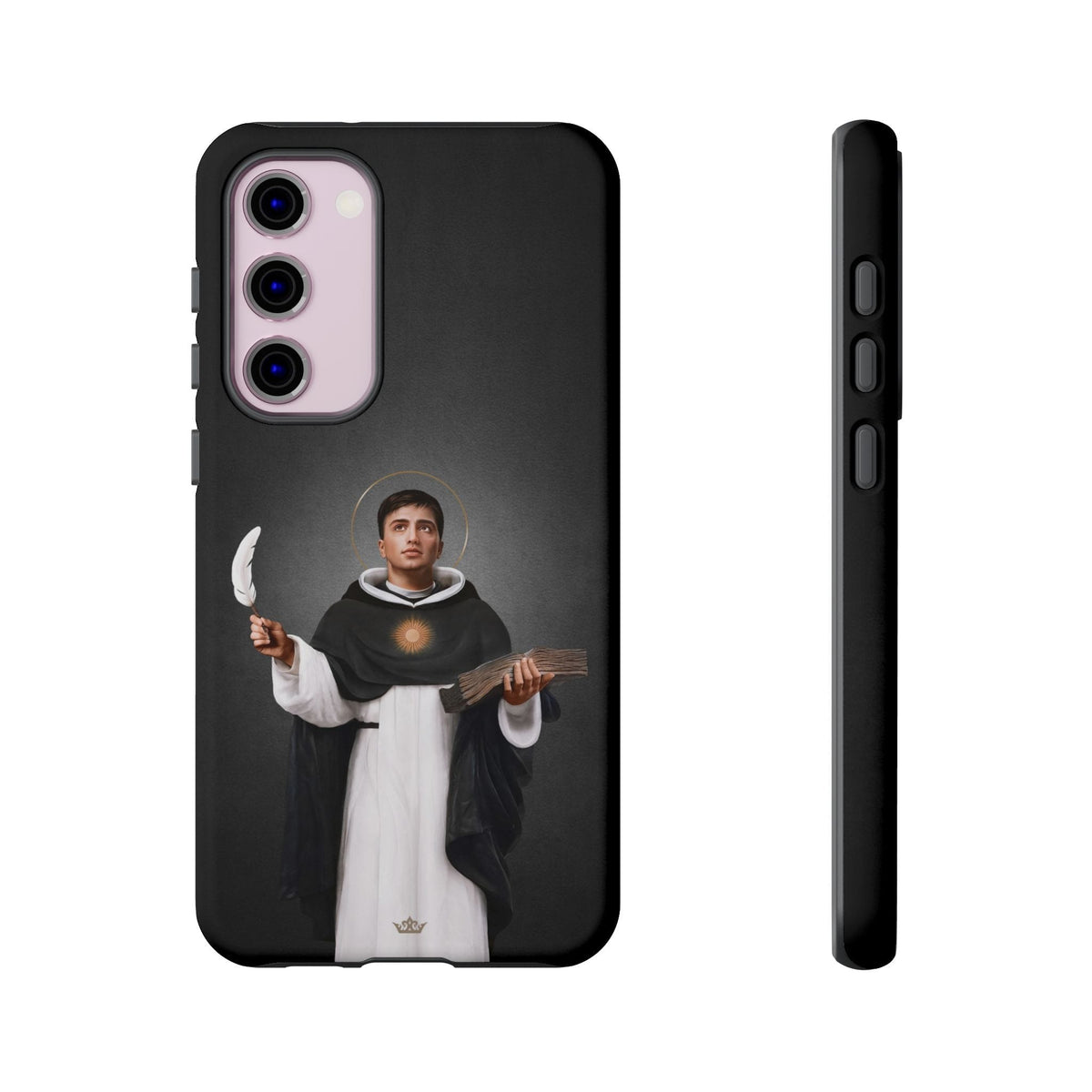 St. Thomas Aquinas Hard Phone Case (Dark) Copyright VENXARA