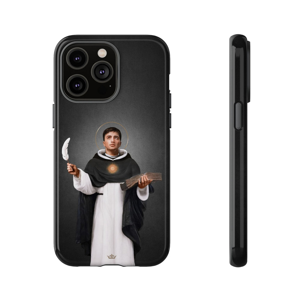 St. Thomas Aquinas Hard Phone Case (Dark) Copyright VENXARA