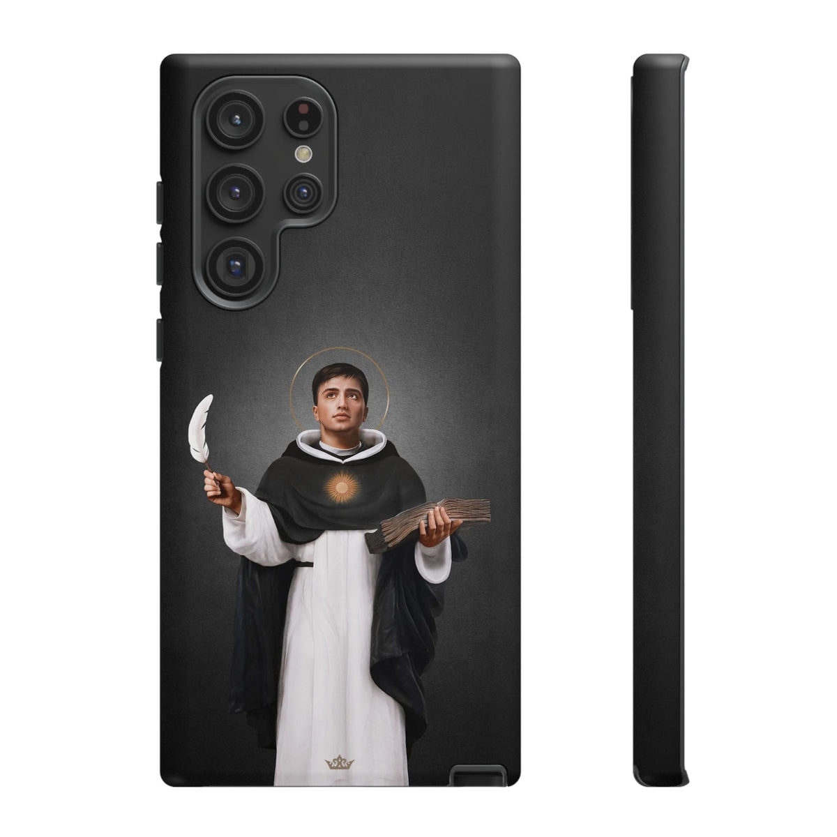 St. Thomas Aquinas Hard Phone Case (Dark) Copyright VENXARA