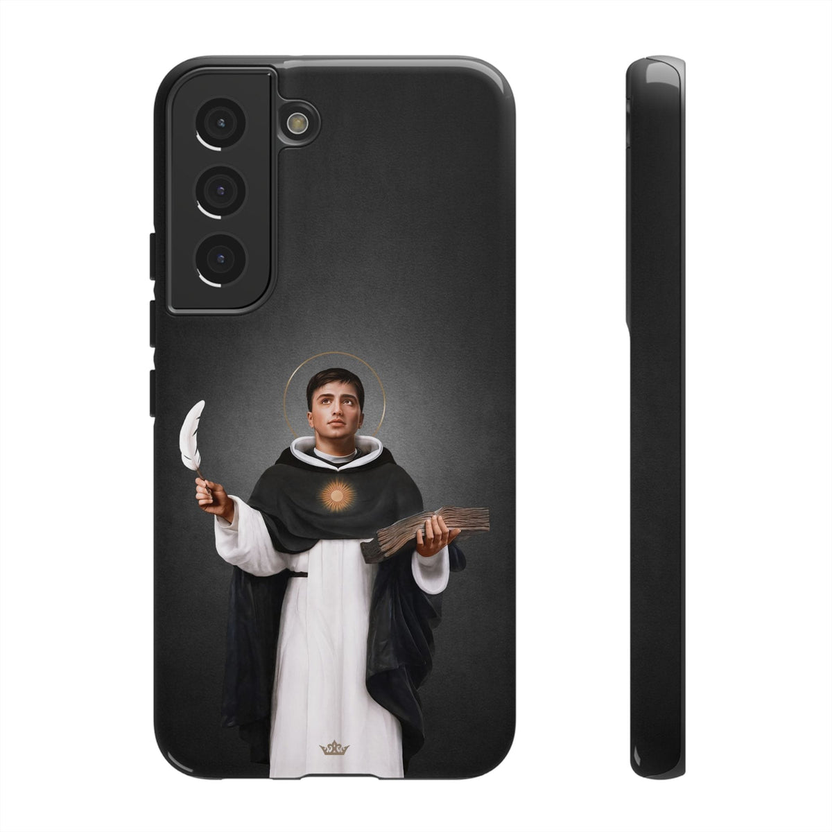 St. Thomas Aquinas Hard Phone Case (Dark) Copyright VENXARA