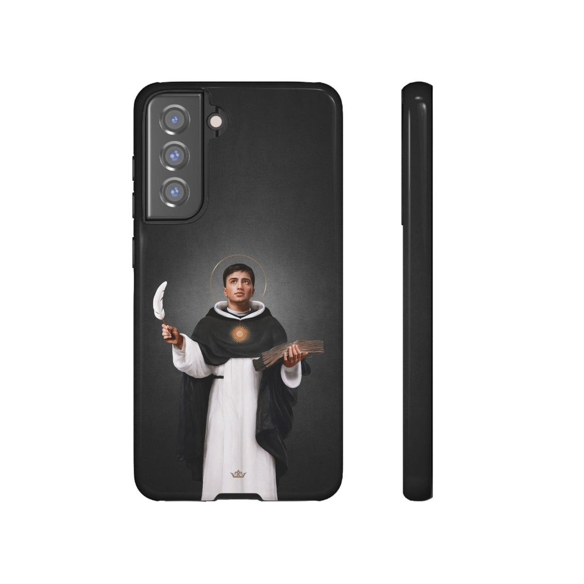 St. Thomas Aquinas Hard Phone Case (Dark) Copyright VENXARA