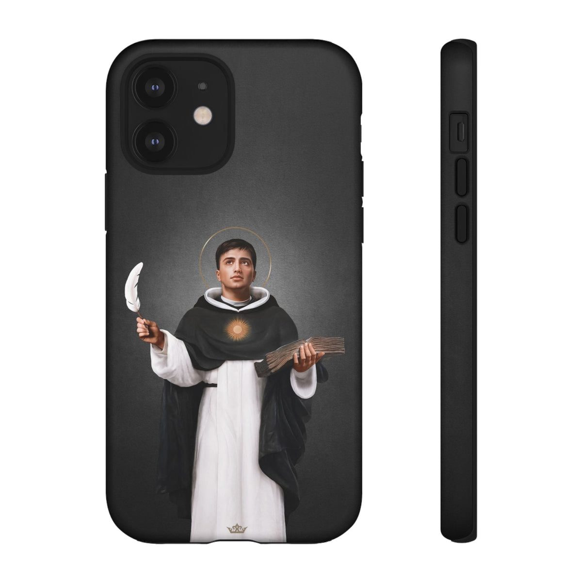 St. Thomas Aquinas Hard Phone Case (Dark) Copyright VENXARA