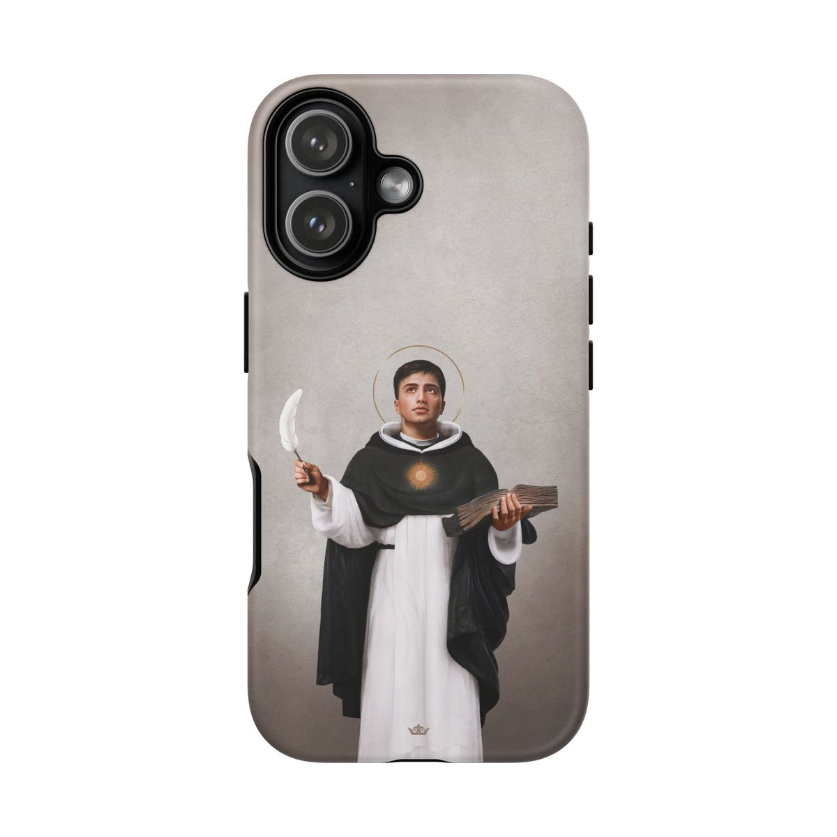 St. Thomas Aquinas Hard Phone Case (Light) Copyright VENXARA