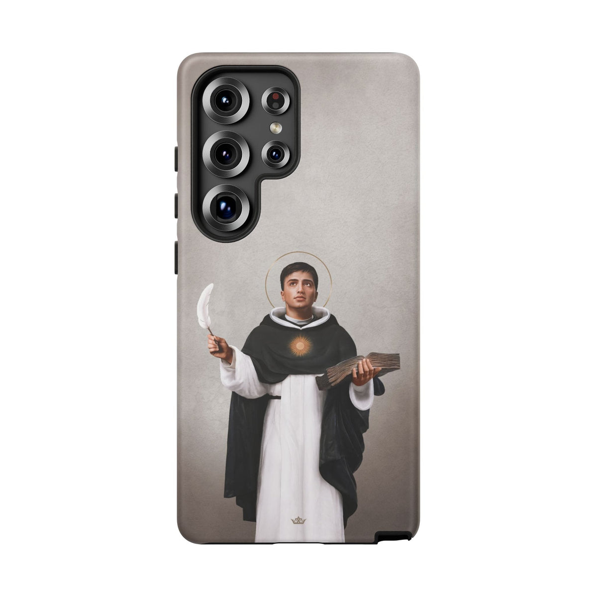 St. Thomas Aquinas Hard Phone Case (Light) Copyright VENXARA