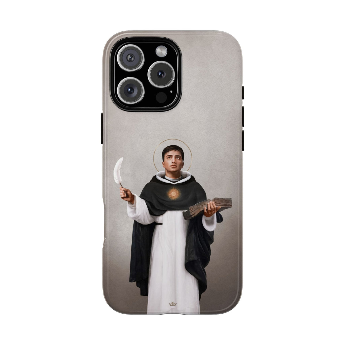 St. Thomas Aquinas Hard Phone Case (Light) Copyright VENXARA