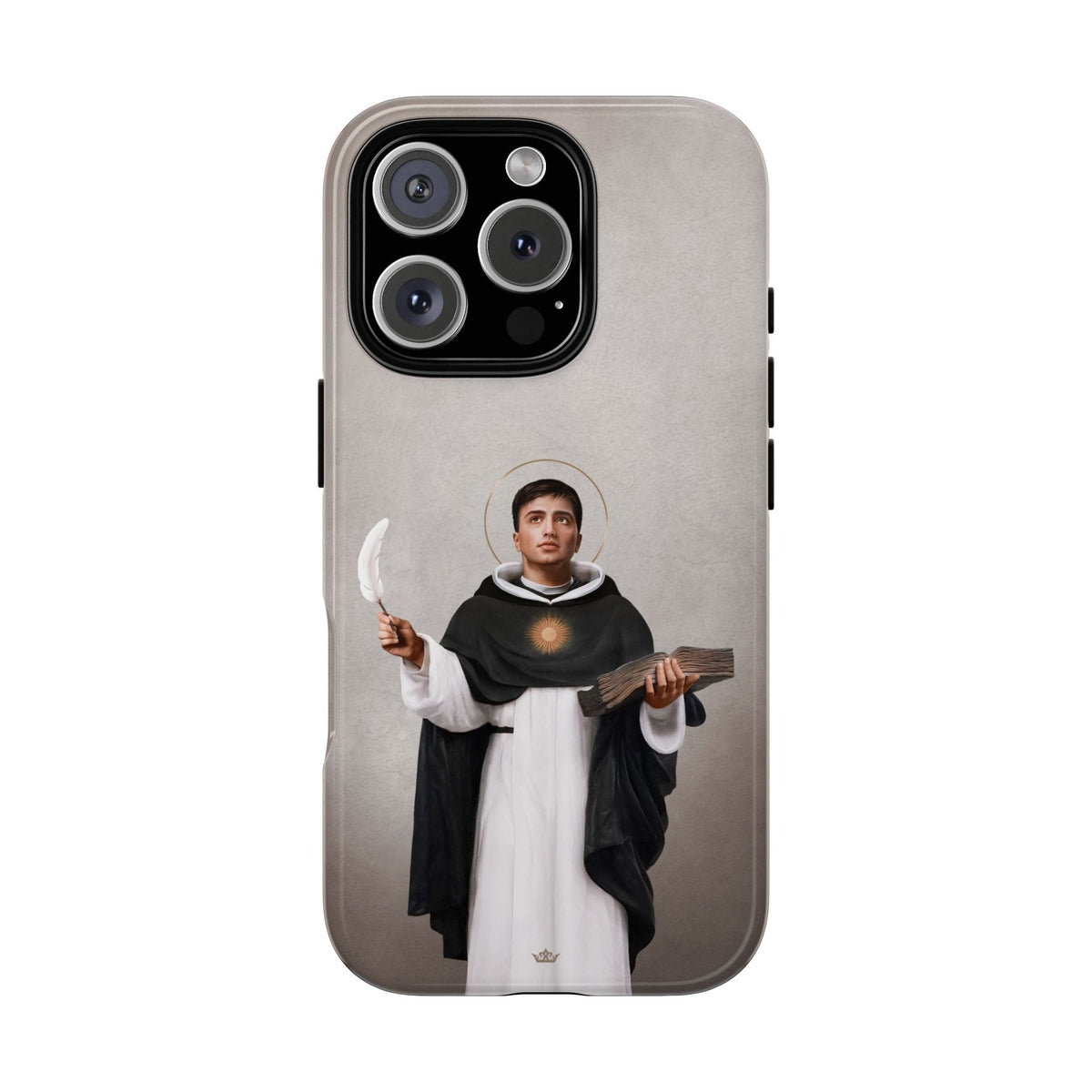 St. Thomas Aquinas Hard Phone Case (Light) Copyright VENXARA
