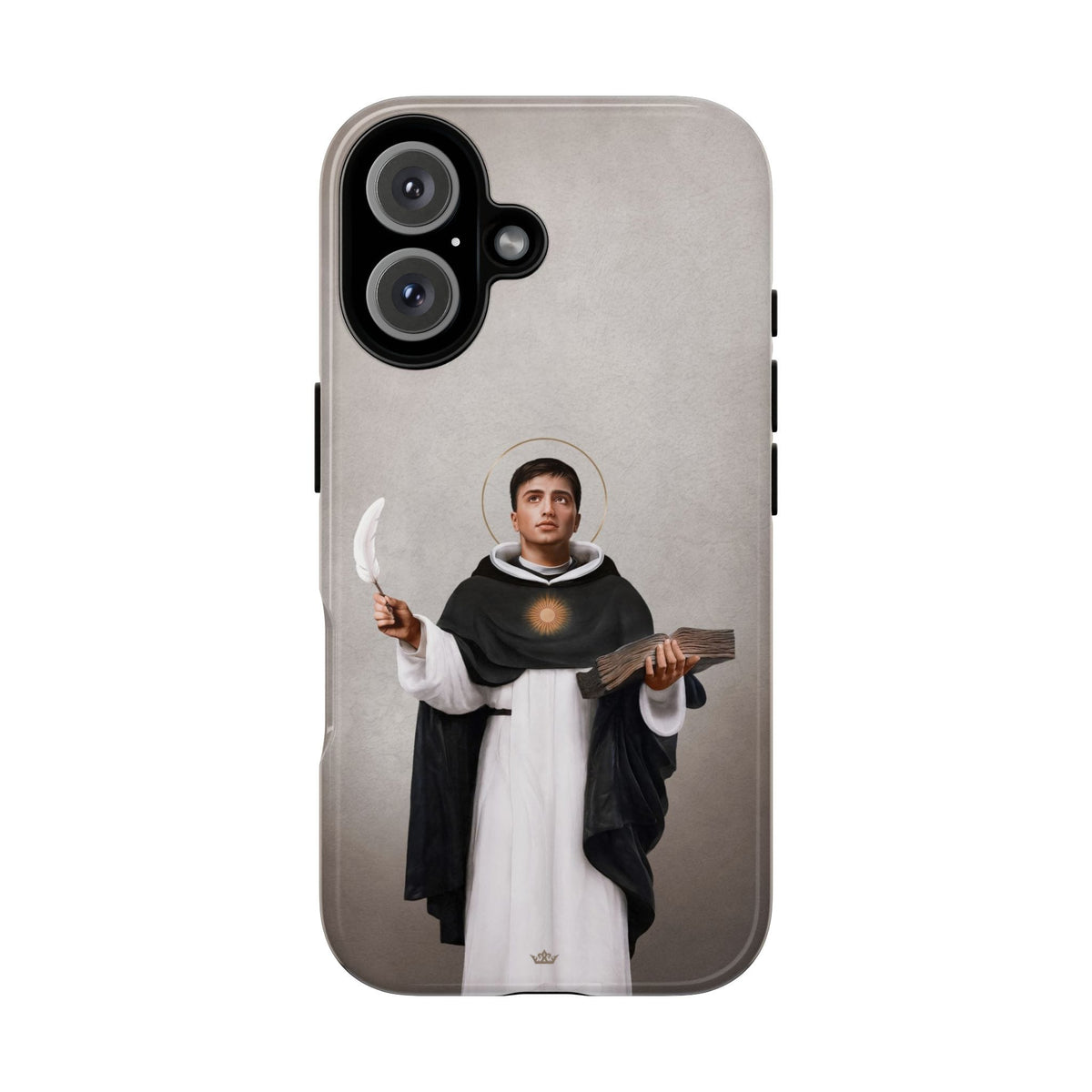 St. Thomas Aquinas Hard Phone Case (Light) Copyright VENXARA