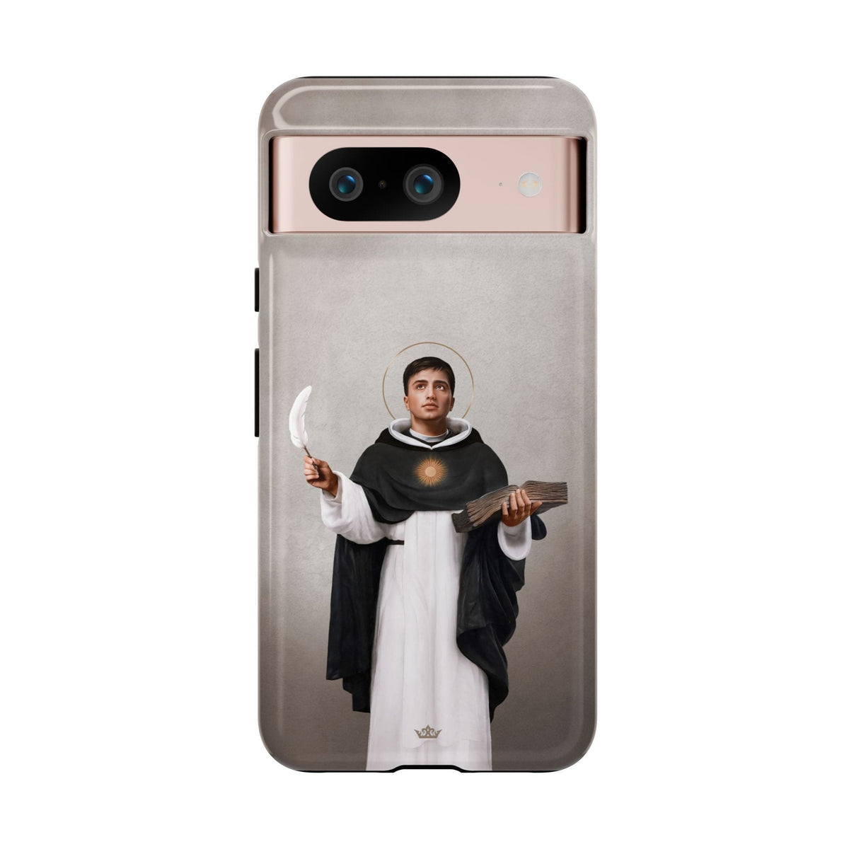 St. Thomas Aquinas Hard Phone Case (Light) Copyright VENXARA