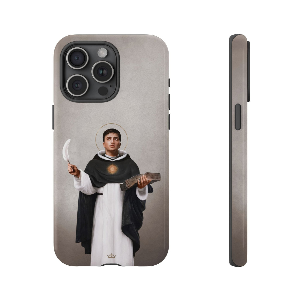 St. Thomas Aquinas Hard Phone Case (Light) Copyright VENXARA