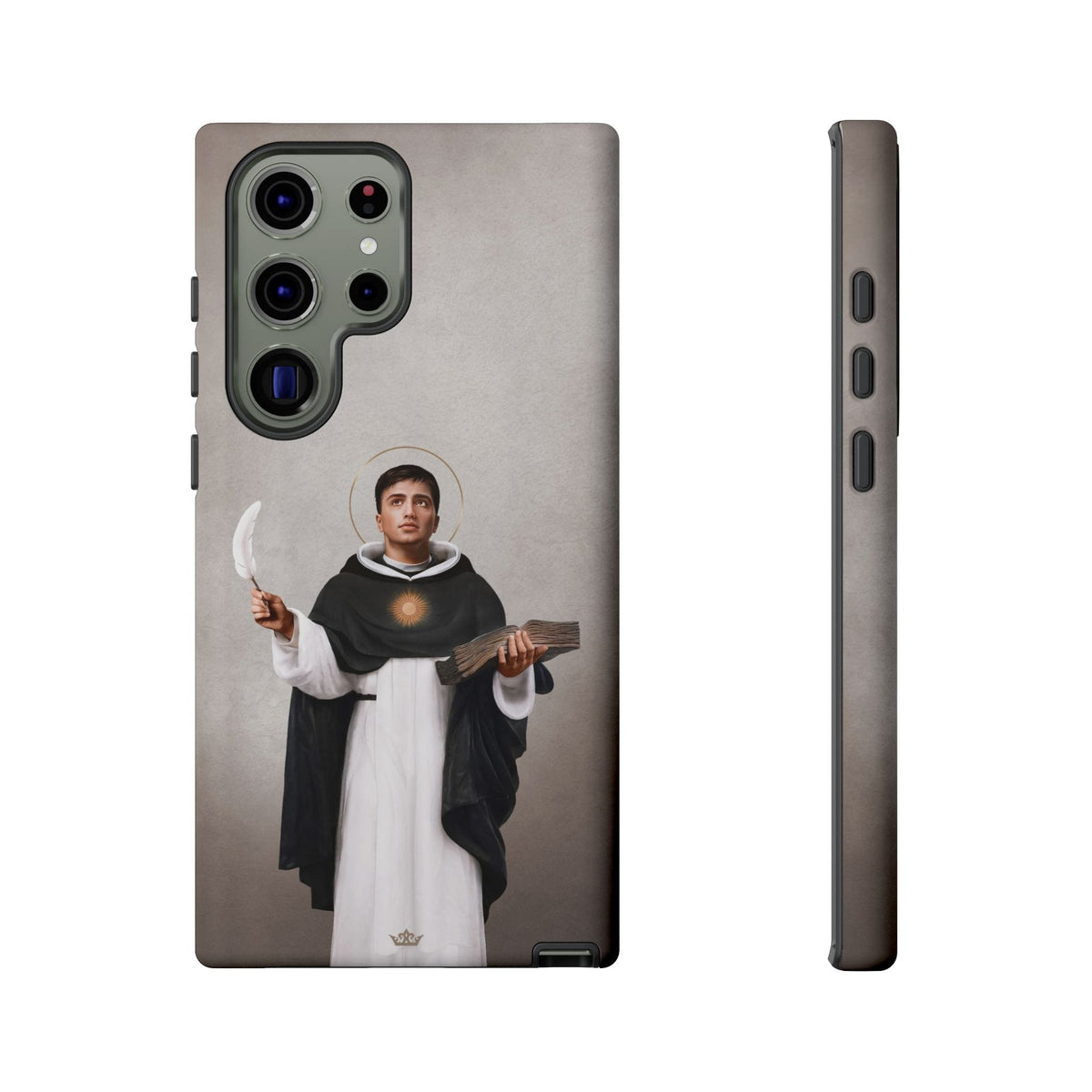 St. Thomas Aquinas Hard Phone Case (Light) Copyright VENXARA