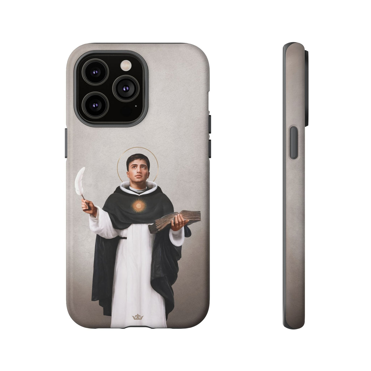 St. Thomas Aquinas Hard Phone Case (Light) Copyright VENXARA