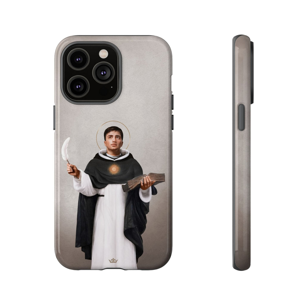 St. Thomas Aquinas Hard Phone Case (Light) Copyright VENXARA