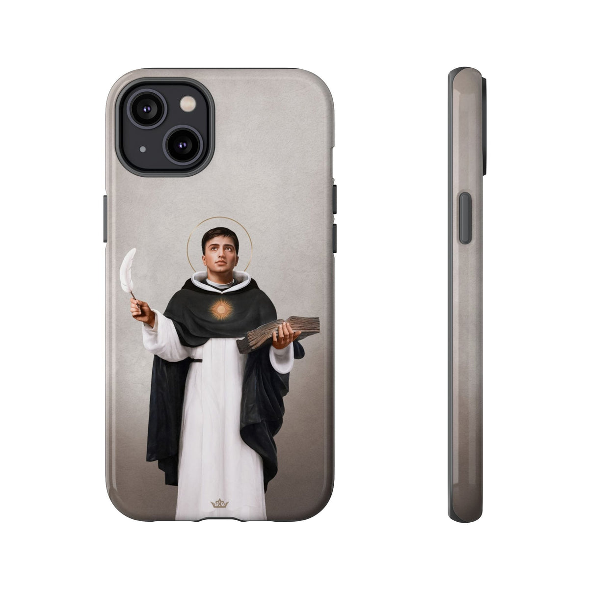 St. Thomas Aquinas Hard Phone Case (Light) Copyright VENXARA