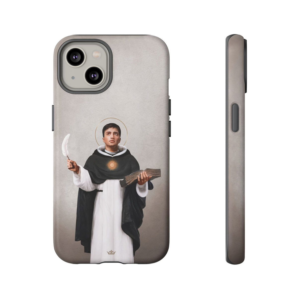 St. Thomas Aquinas Hard Phone Case (Light) Copyright VENXARA