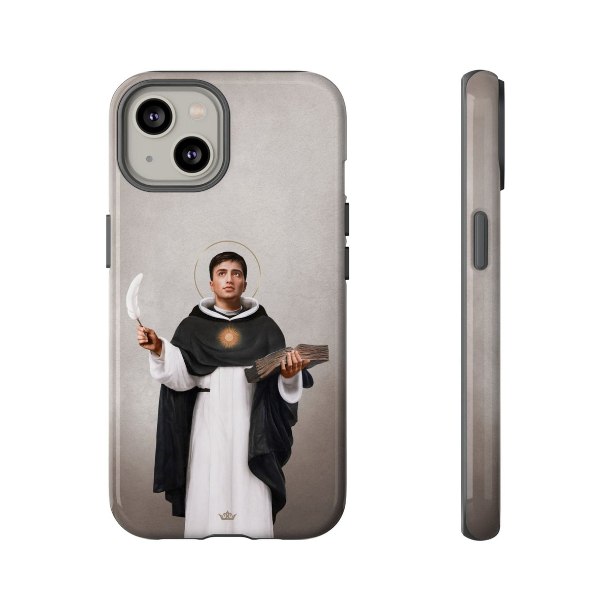 St. Thomas Aquinas Hard Phone Case (Light) Copyright VENXARA