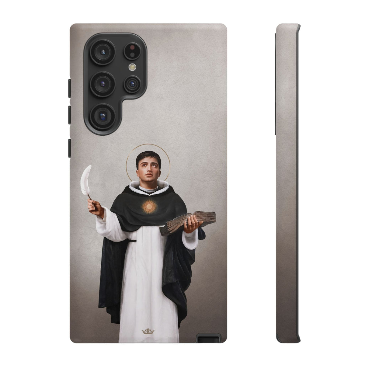 St. Thomas Aquinas Hard Phone Case (Light) Copyright VENXARA