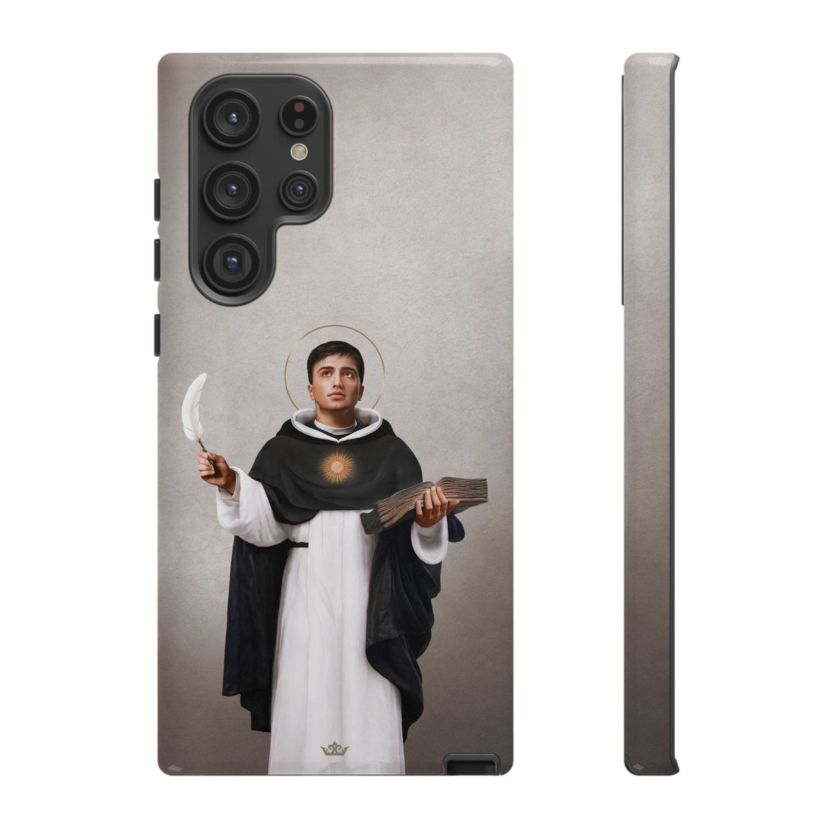 St. Thomas Aquinas Hard Phone Case (Light) Copyright VENXARA