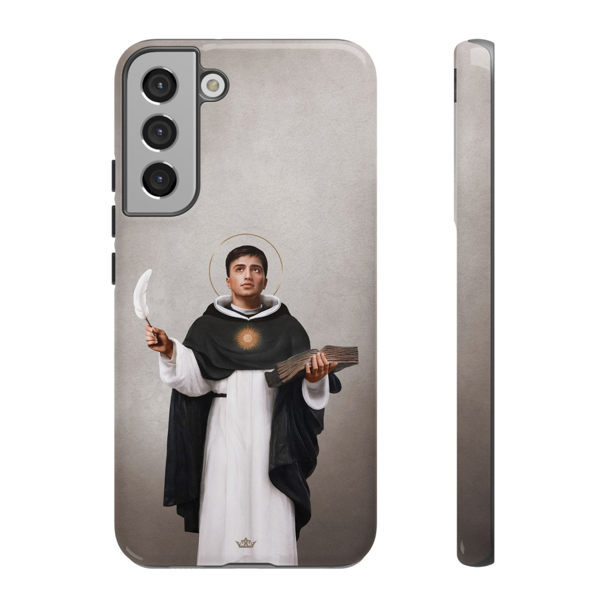 St. Thomas Aquinas Hard Phone Case (Light) Copyright VENXARA